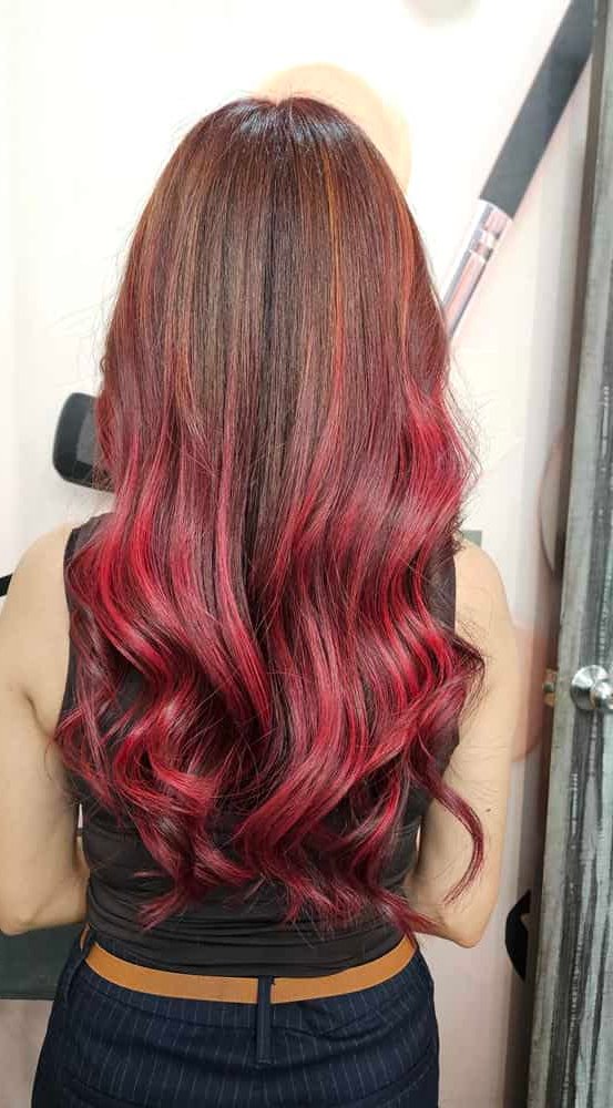 Hair styling and coloring at VIDA Salon